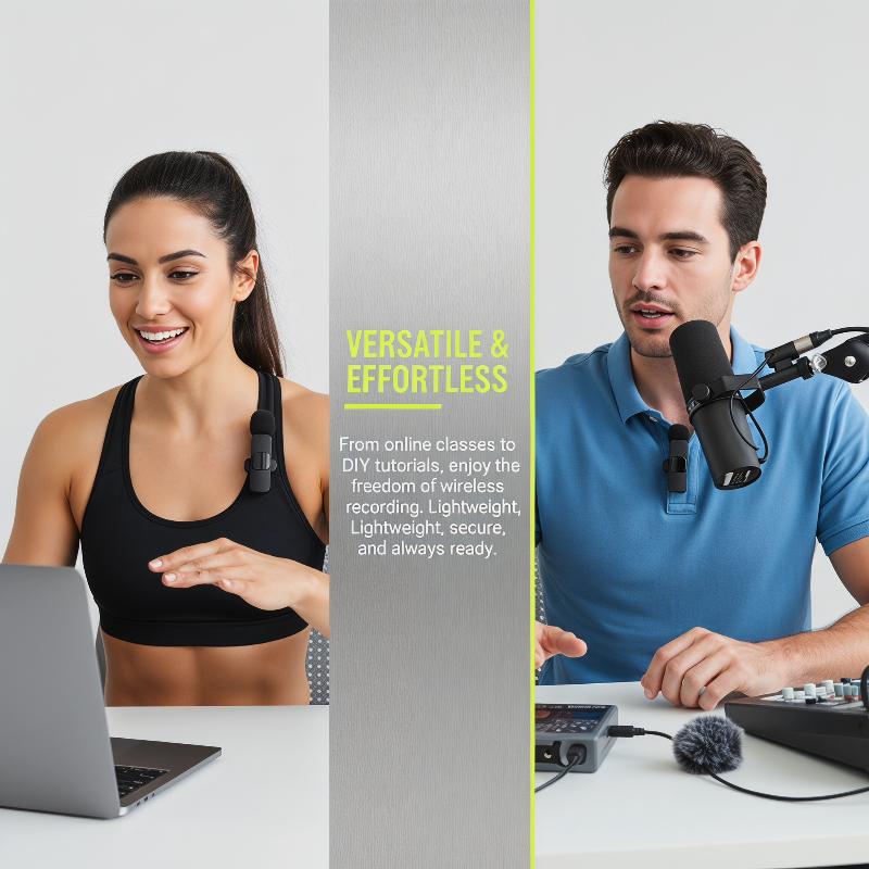ميكروفون لاسلكي K9 صغير لتسجيل - مراجعة Video Gaming & Esports Usd Acc وسعره