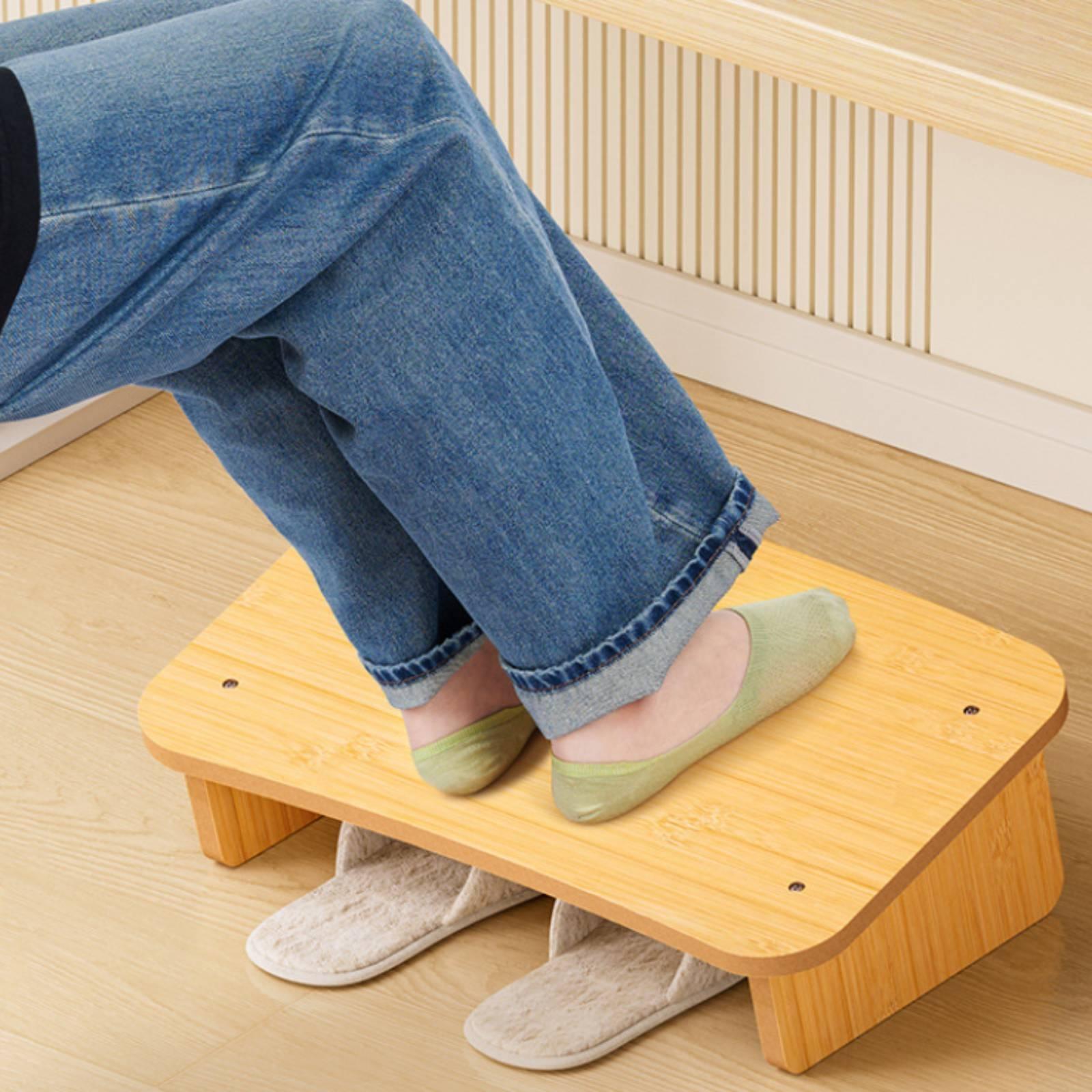 مسند قدم خشبي للمكتب، بتصميم م - مراجعة Footrest Under Desk وسعره