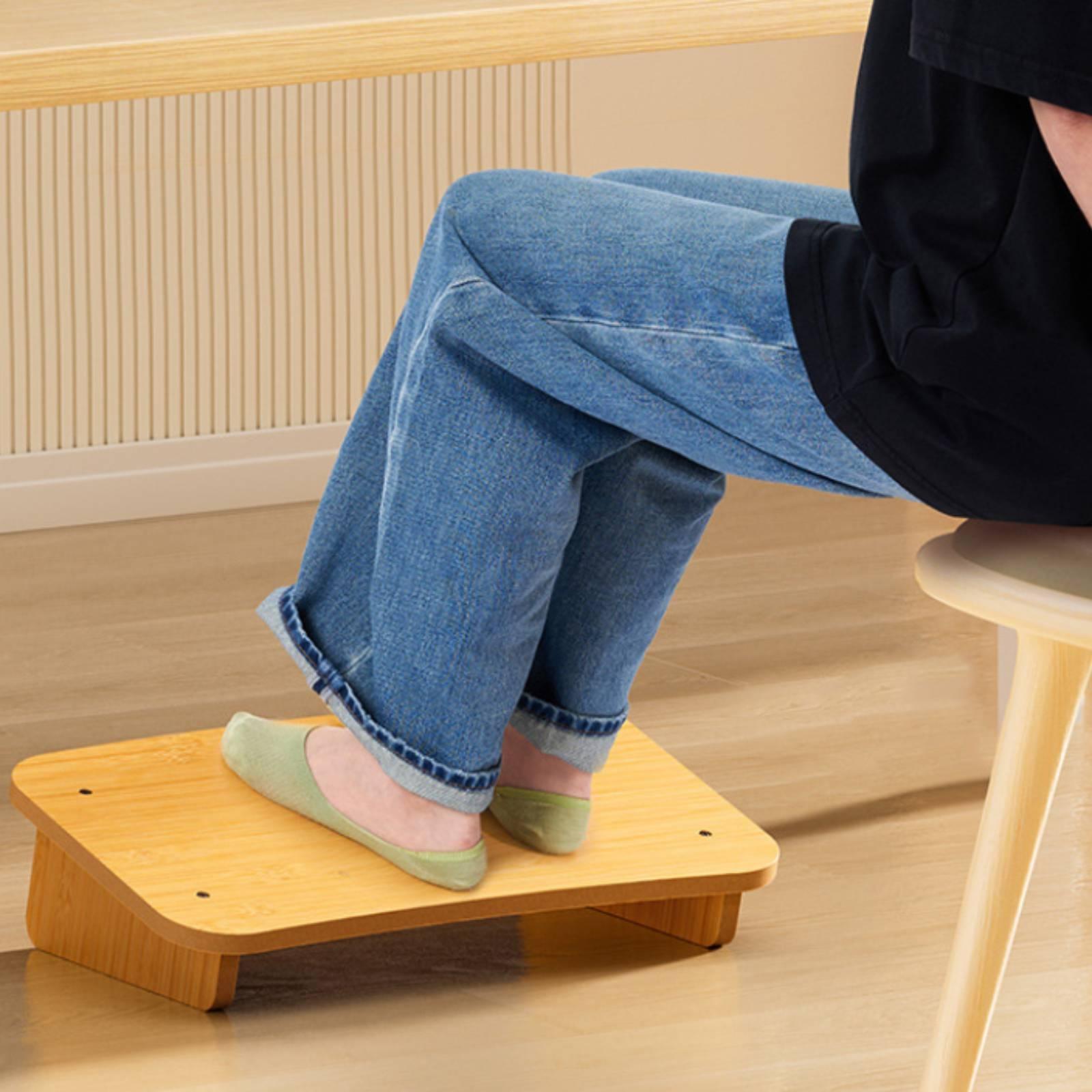 مسند قدم خشبي للمكتب، بتصميم م - مراجعة Footrest Under Desk وسعره
